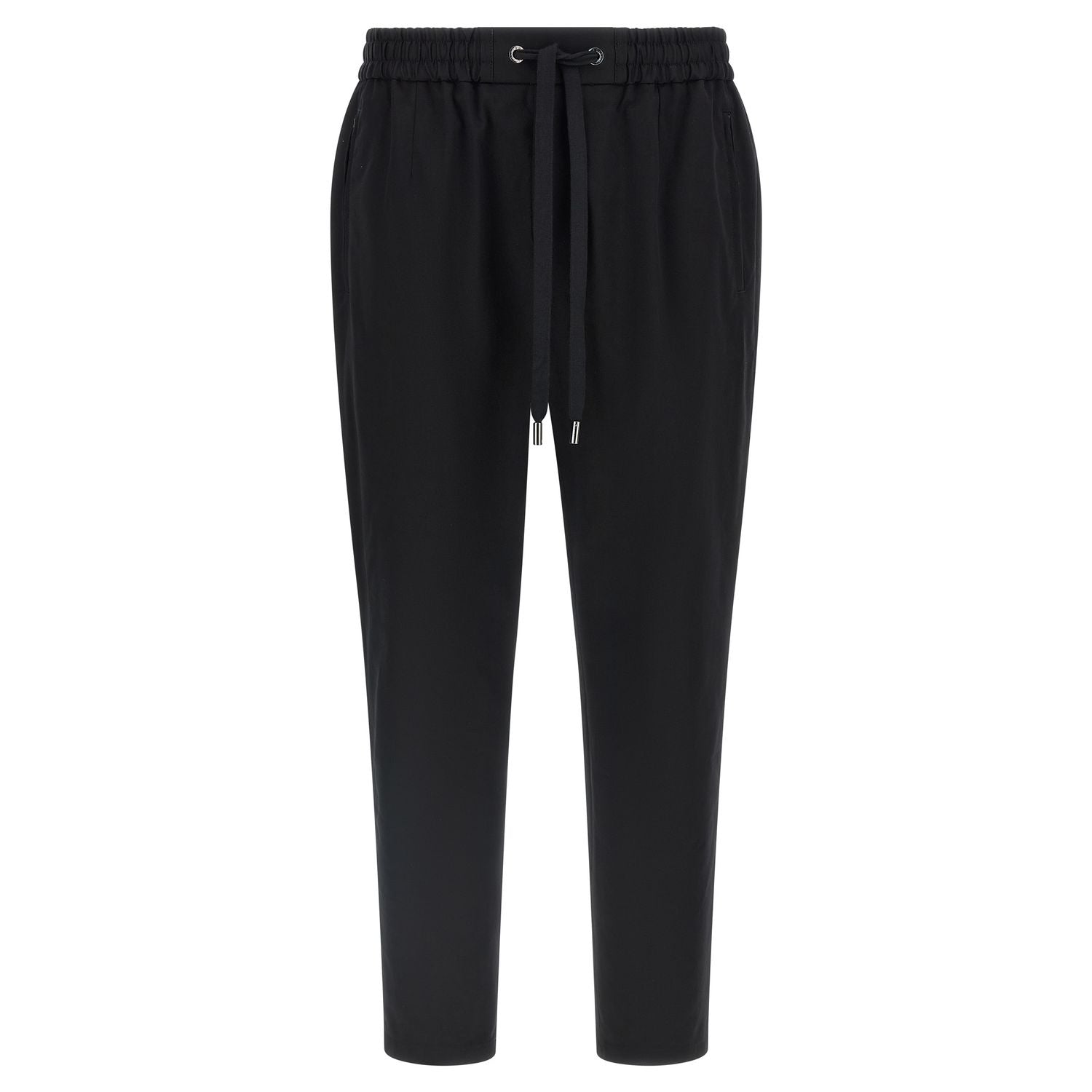 Dolce & Gabbana Black Cotton Casual Pants