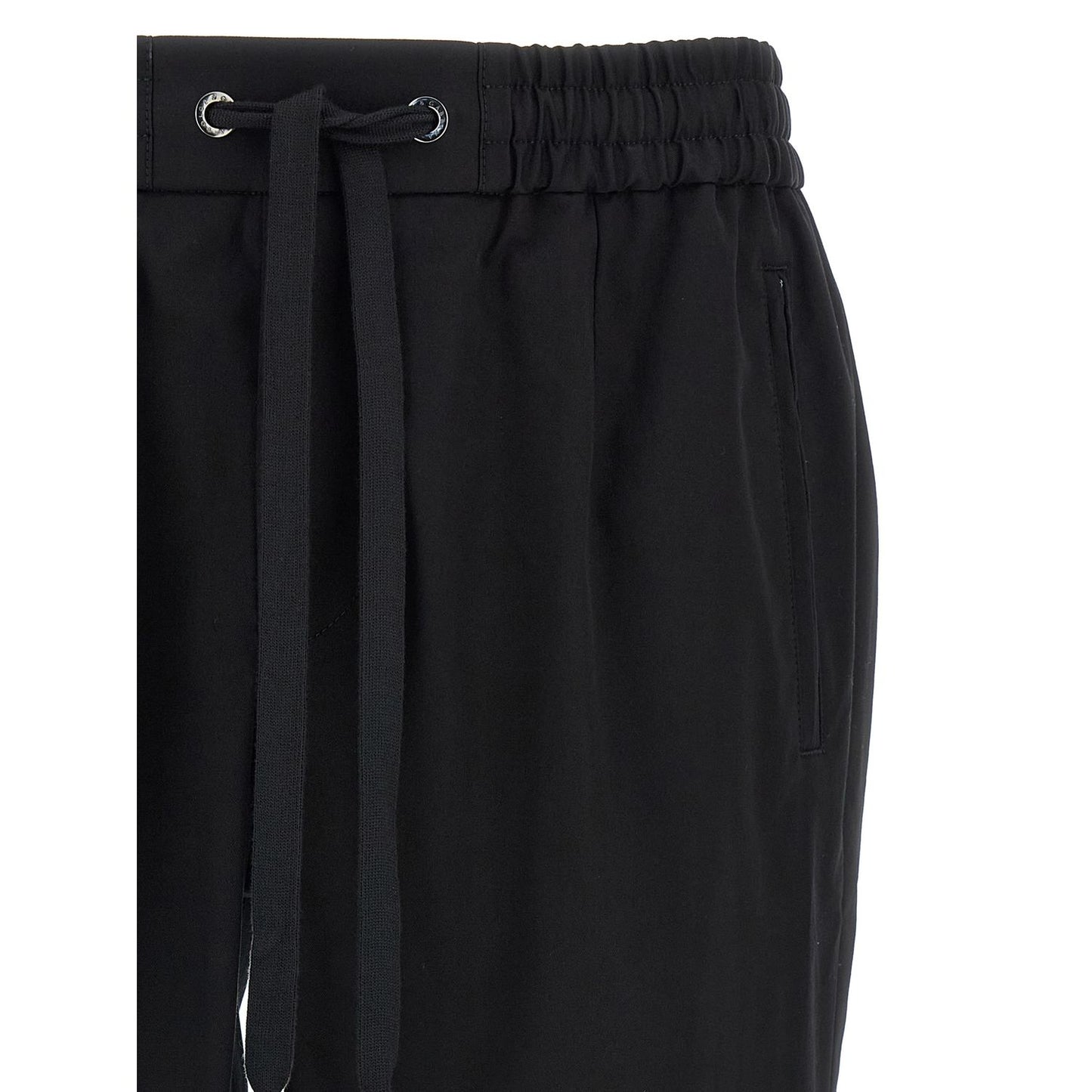 Dolce & Gabbana Black Cotton Casual Pants