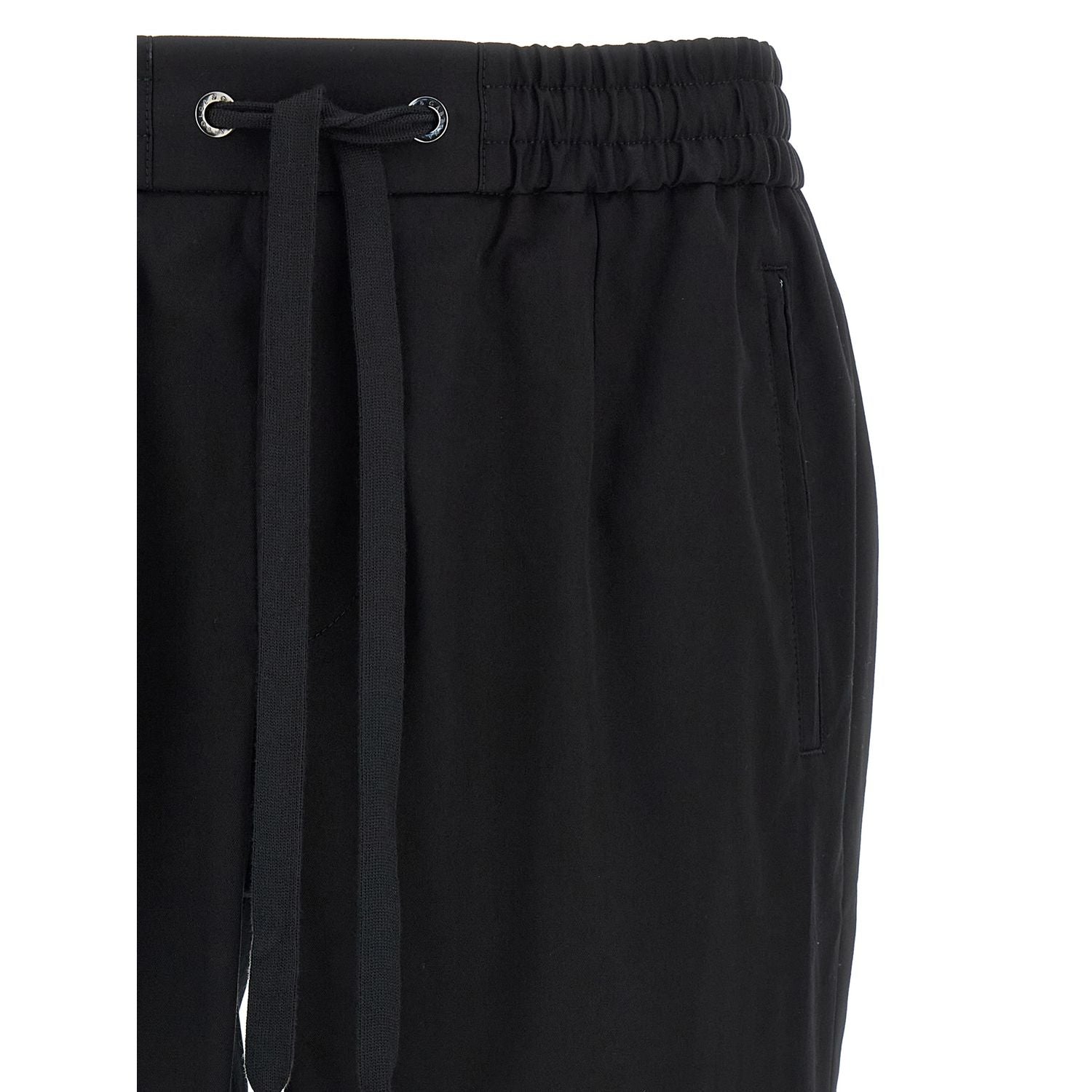 Dolce & Gabbana Black Cotton Casual Pants