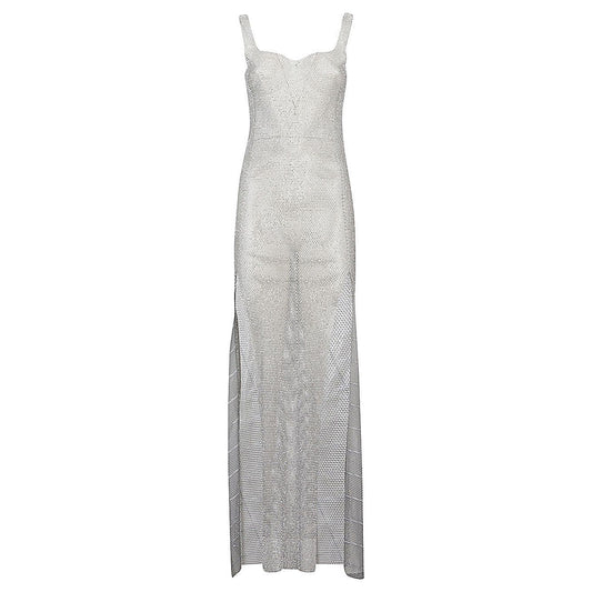 SANTA BRAND Dresses Silver MAXISUNDRESSSILVERWHITESTONE