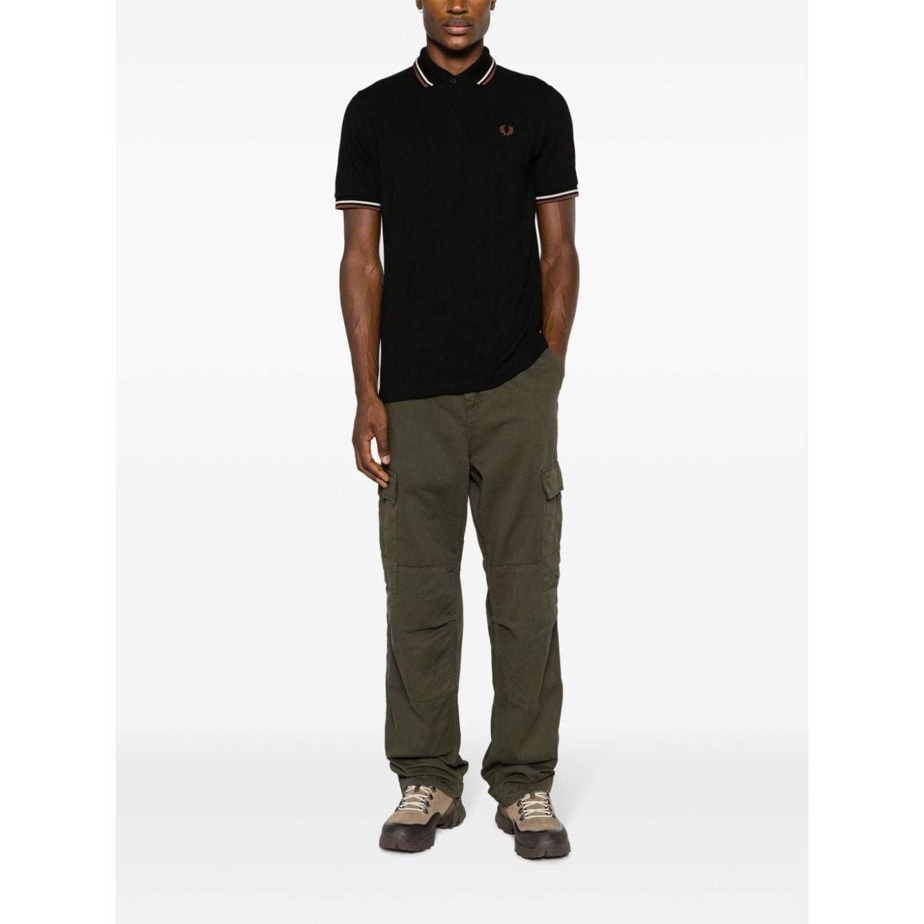 Fred Perry T-shirts and Polos Black M12T24