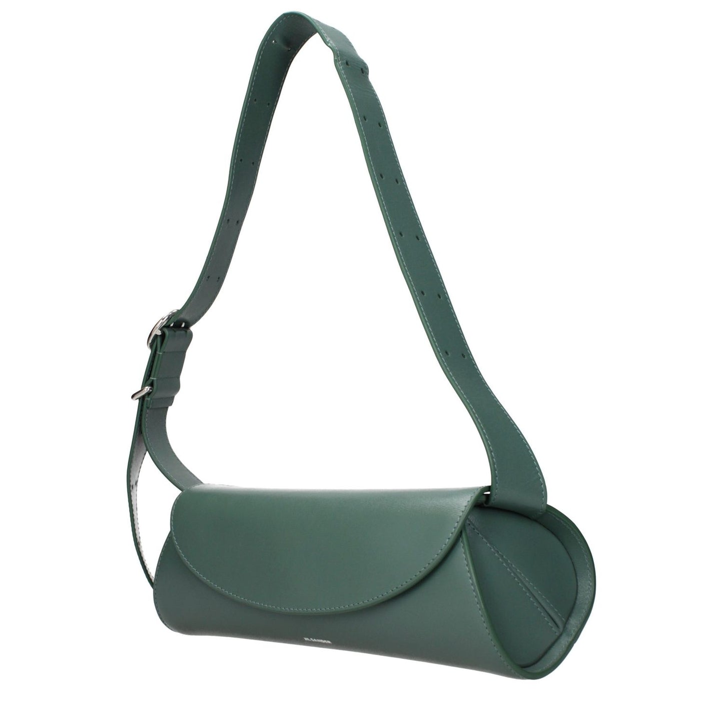 Jil Sander Green Leather Crossbody Bag