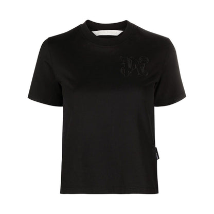 Palm Angels T-shirts and Polos Black Topwear