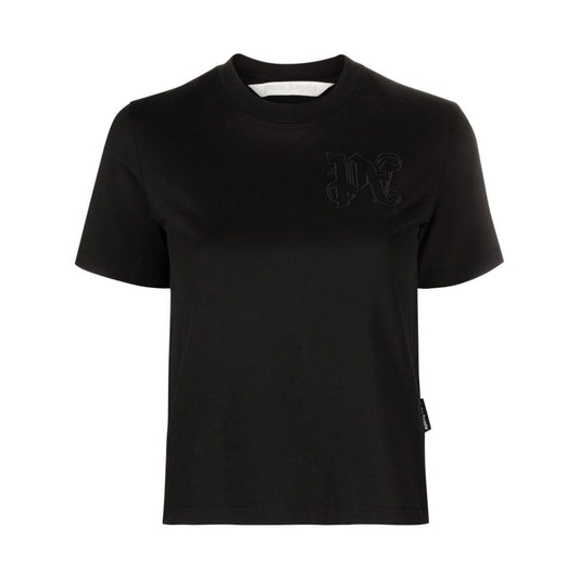Palm Angels T-shirts and Polos Black Topwear