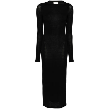 Saint Laurent Wool blend long pencil dress