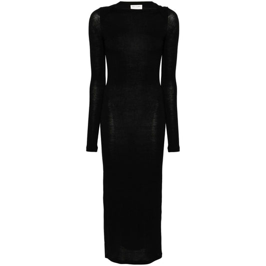 Saint Laurent Wool blend long pencil dress