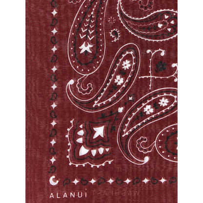 Alanui Bordeaux Cotton Scarf