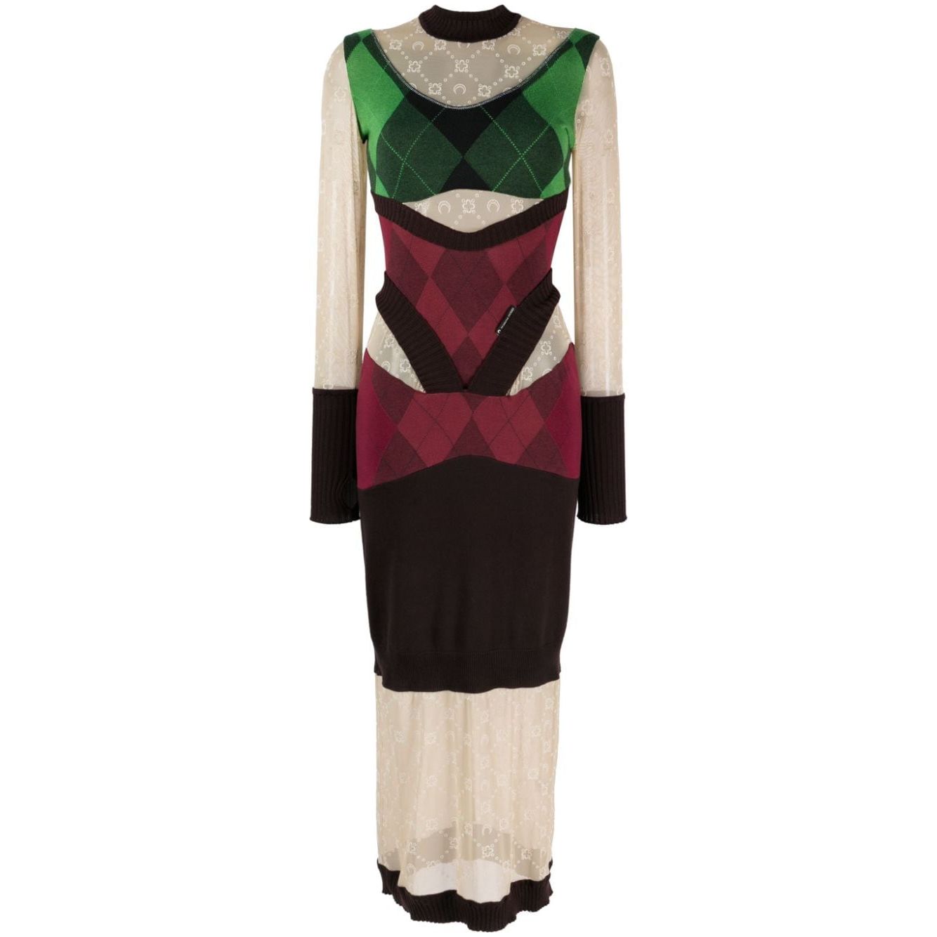MARINE SERRE Dresses Green WDR034UKNI0001GN45