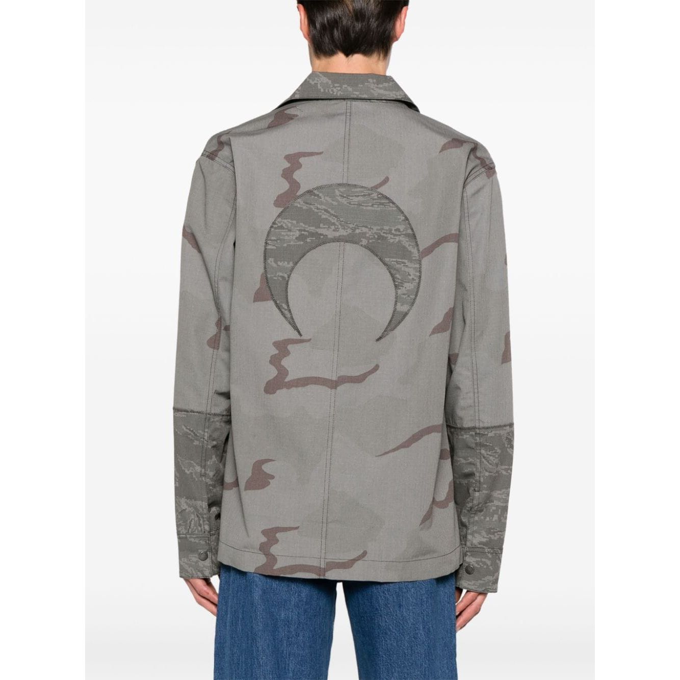 MARINE SERRE Coats Grey MSI029DWOV0017GR90