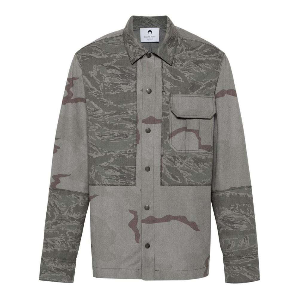 MARINE SERRE Coats Grey MSI029DWOV0017GR90