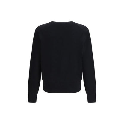 Ami Paris Black Cotton Sweatshirt