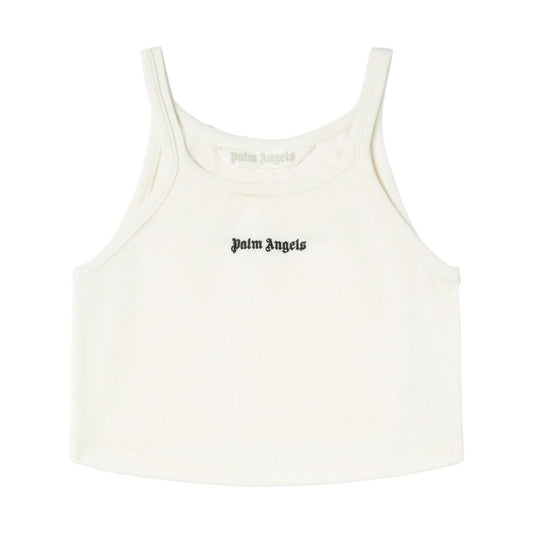 Palm Angels Top White Topwear
