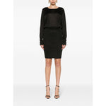 Saint Laurent open-back knitted dress