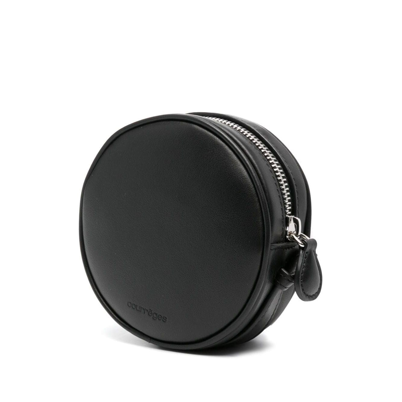 Front view with bag zipped and handles upright.