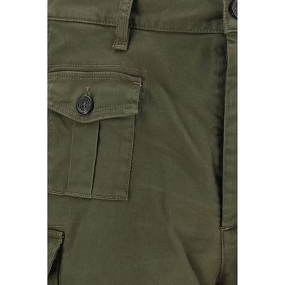 Dsquared² Bicolor Cotton Bermuda Shorts