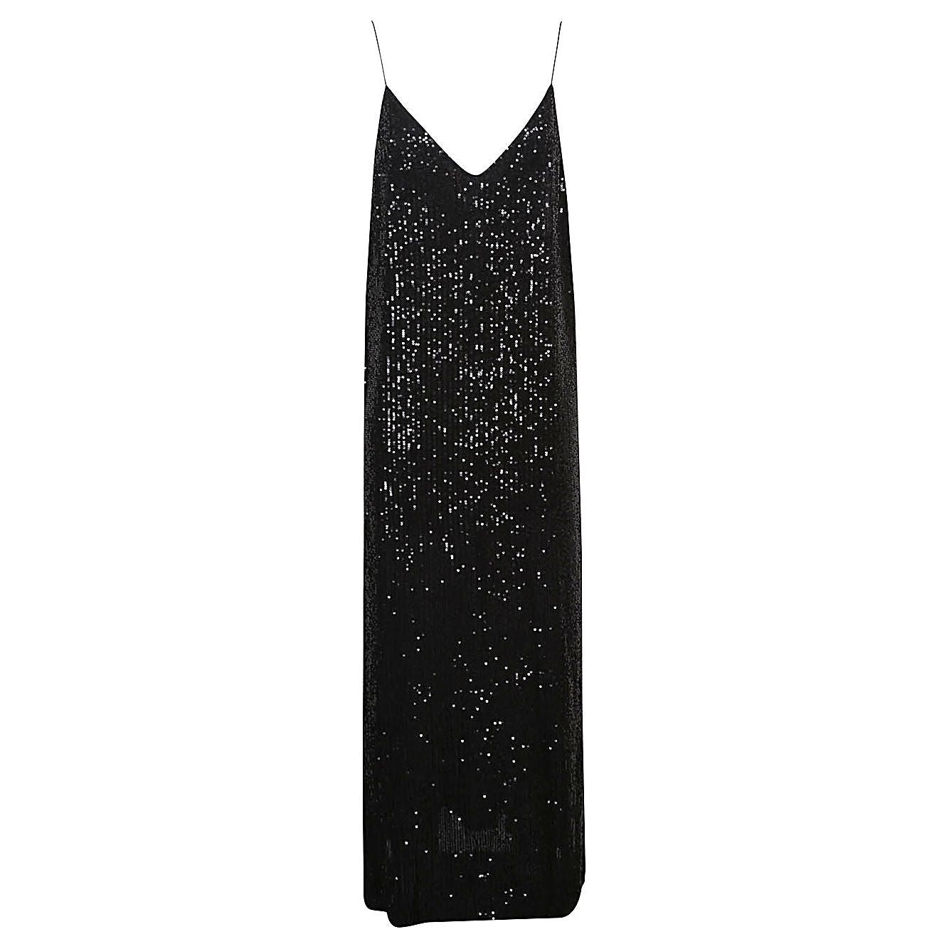 THE NINA STUDIO Dresses Black APHRODITESEQUINSSILKBLACK
