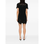 Ermanno Scervino Embroidered cotton short dress D442Q325ILM95708