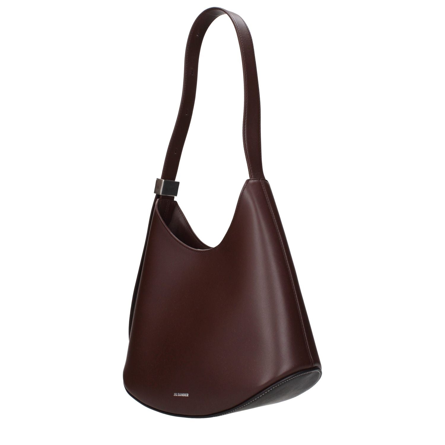 Jil Sander Red Leather Shoulder Bag