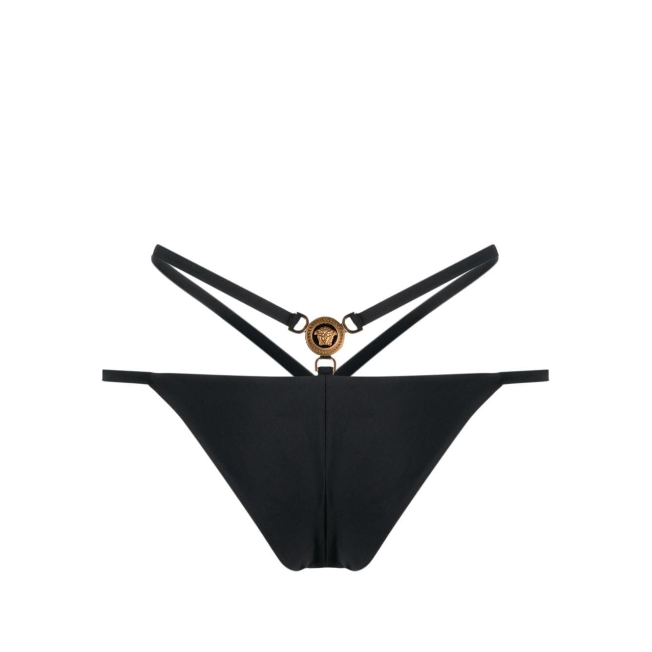 Versace Medusa-plaque strappy bikini bottoms