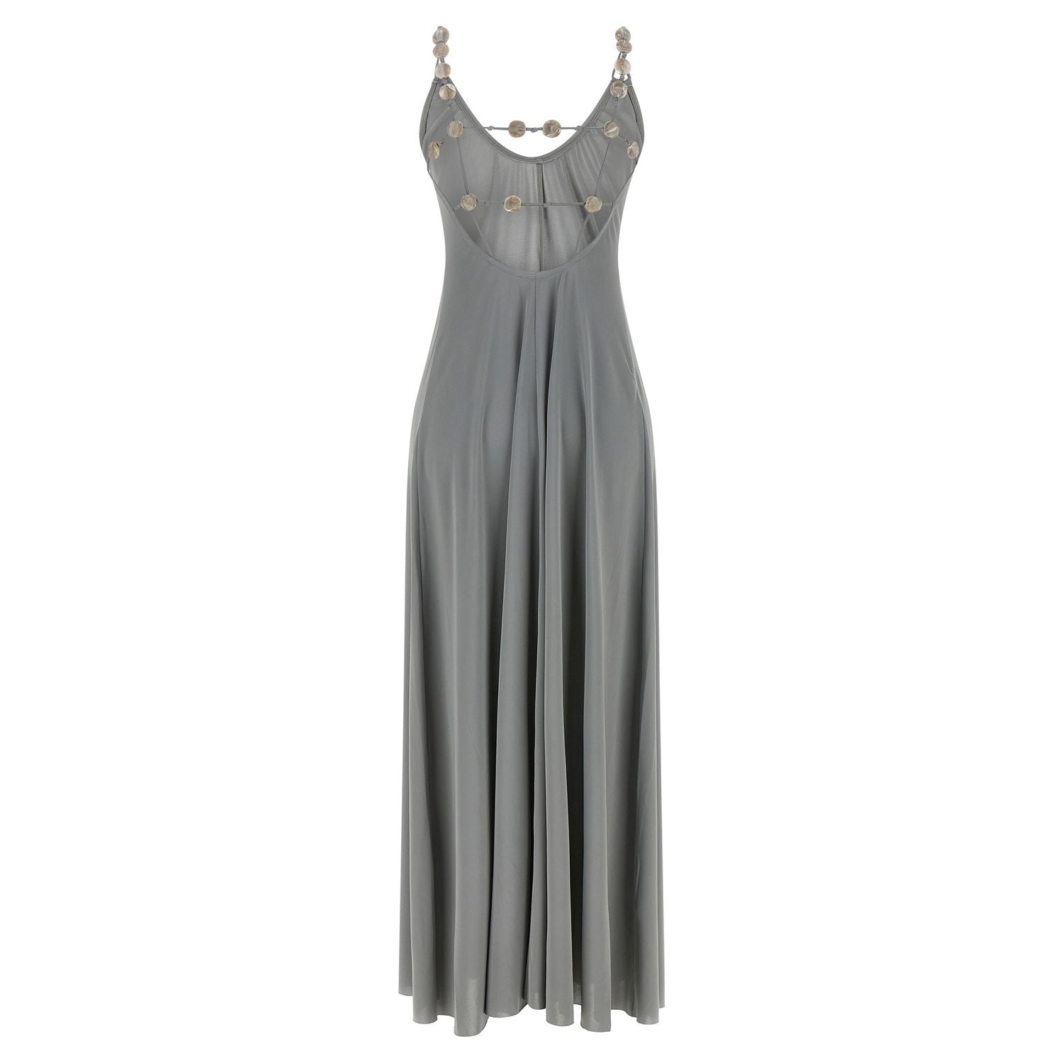 Eres Silver Polyamide Long Dress