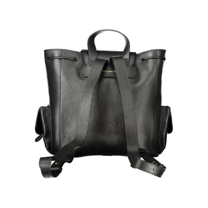 Coccinelle Nero Leather Women's Backpack