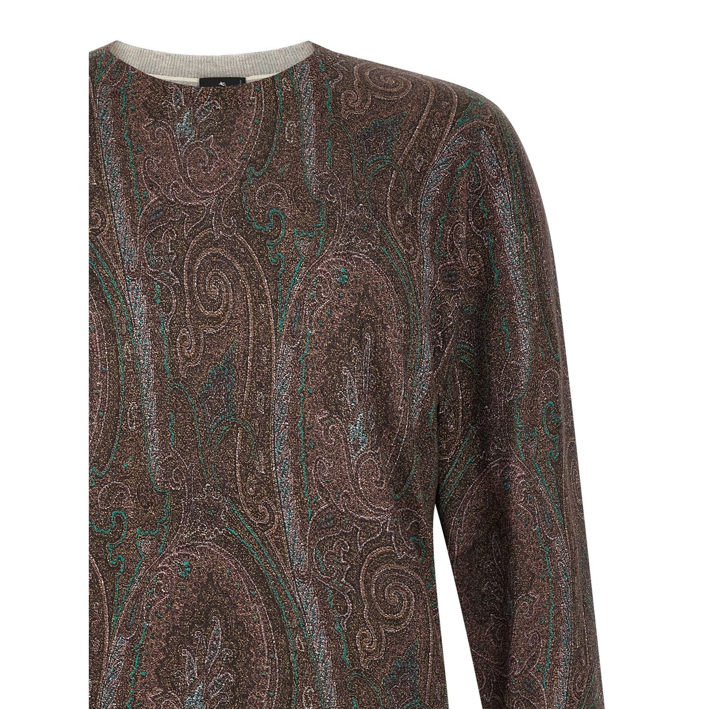 Etro Bordeaux Silk Cardigan