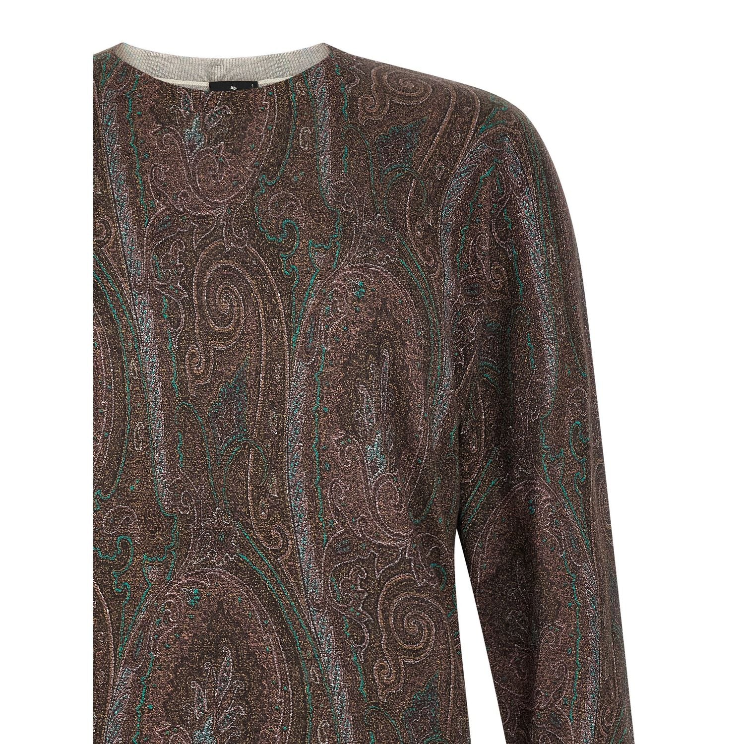 Etro Bordeaux Silk Cardigan