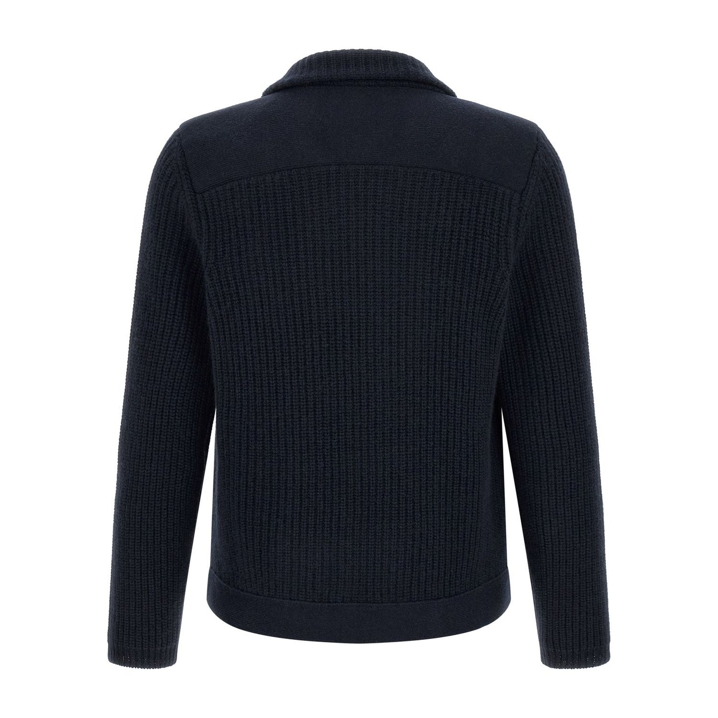Brunello Cucinelli Blue Cashmere Cardigan