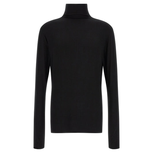 Thom Krom Black Viscose Cardigan