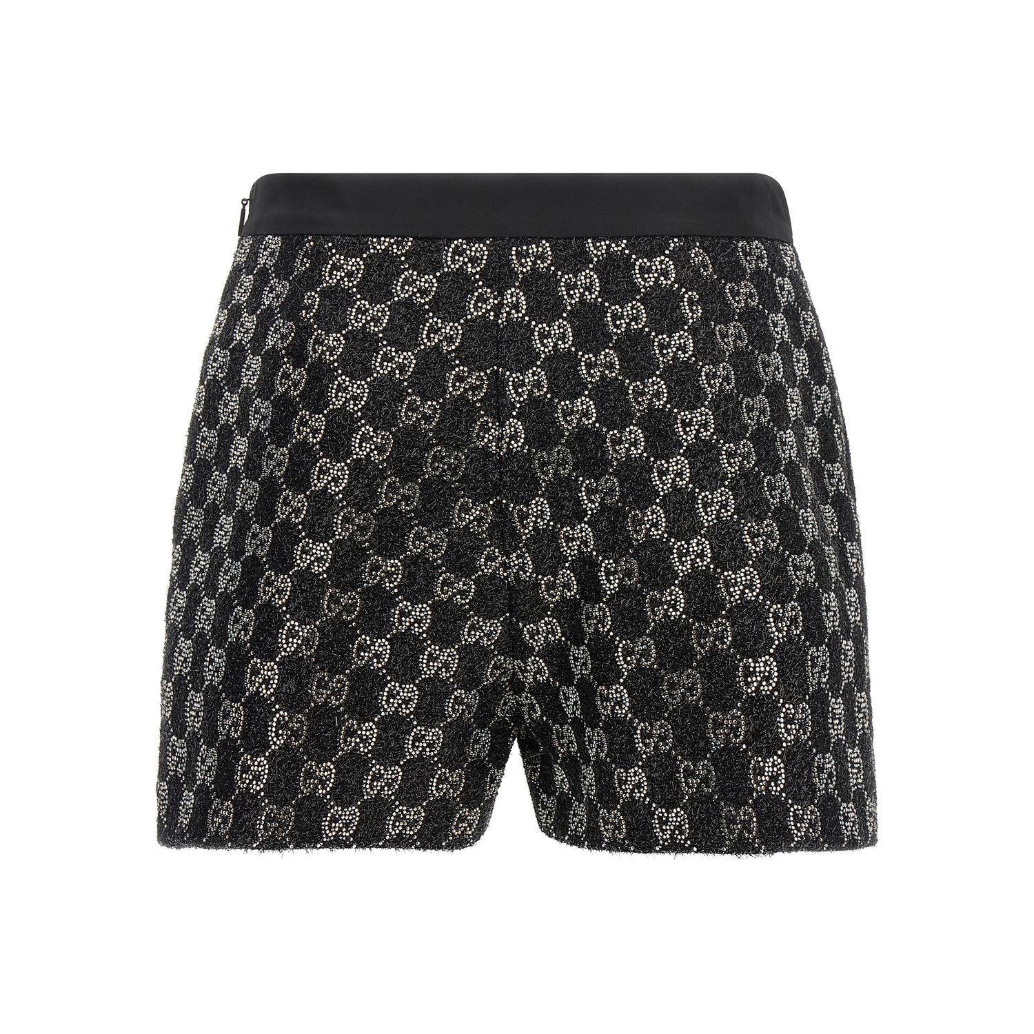 Gucci Black Viscose Short And Mini Shorts