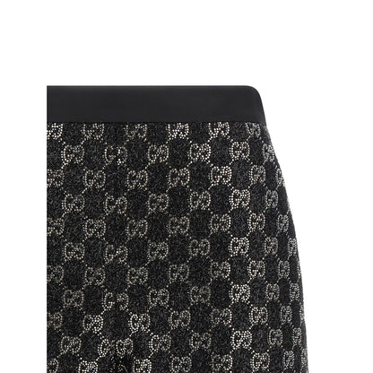 Gucci Black Viscose Short And Mini Shorts