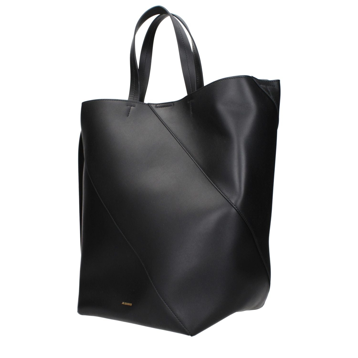 Jil Sander Black Leather Crossbody Bag