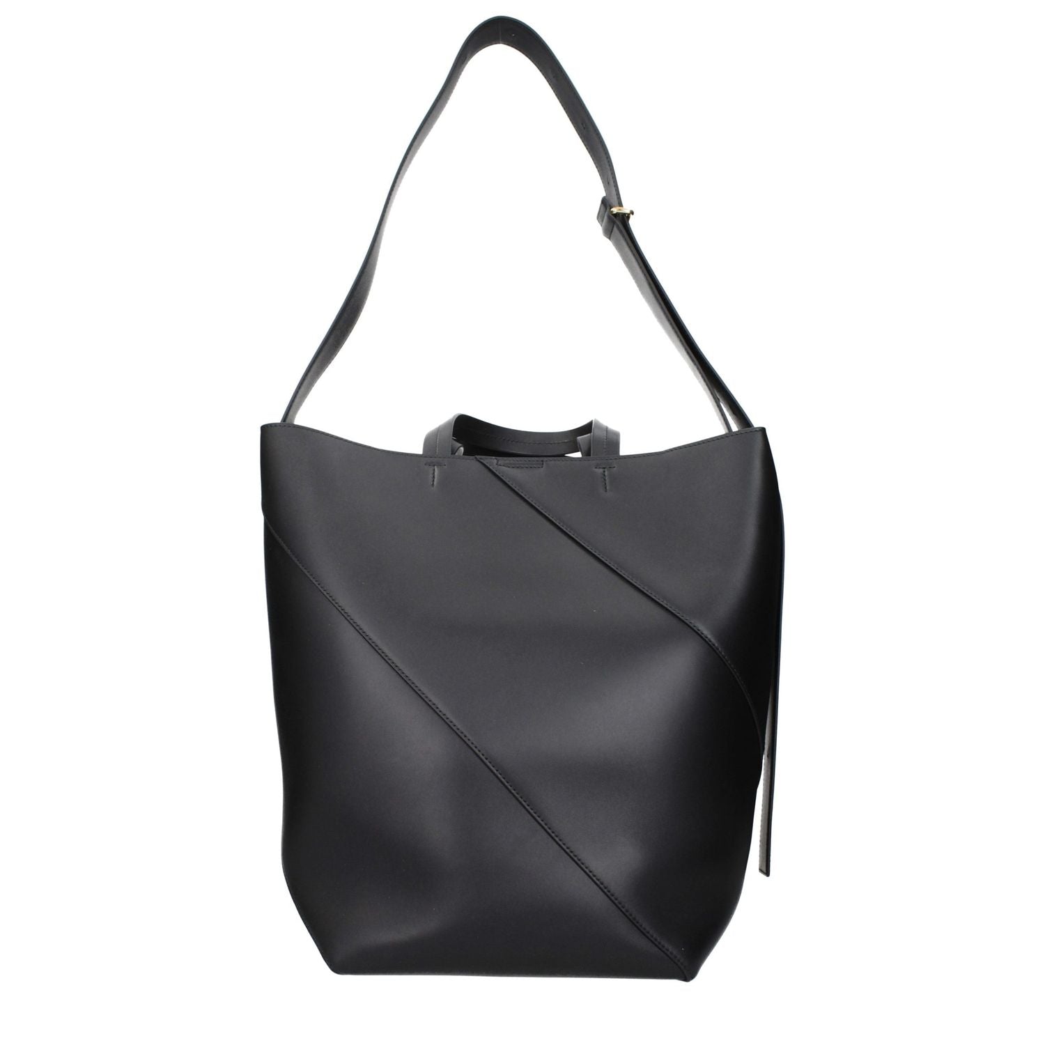 Jil Sander Black Leather Crossbody Bag