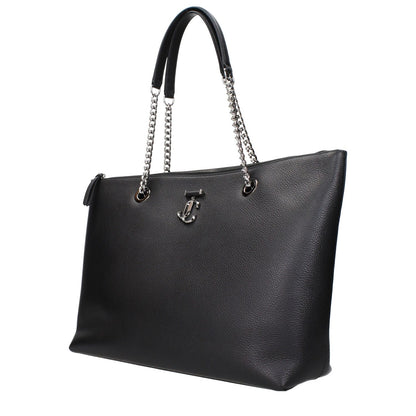 Jimmy Choo Black Leather Shoulder Bag