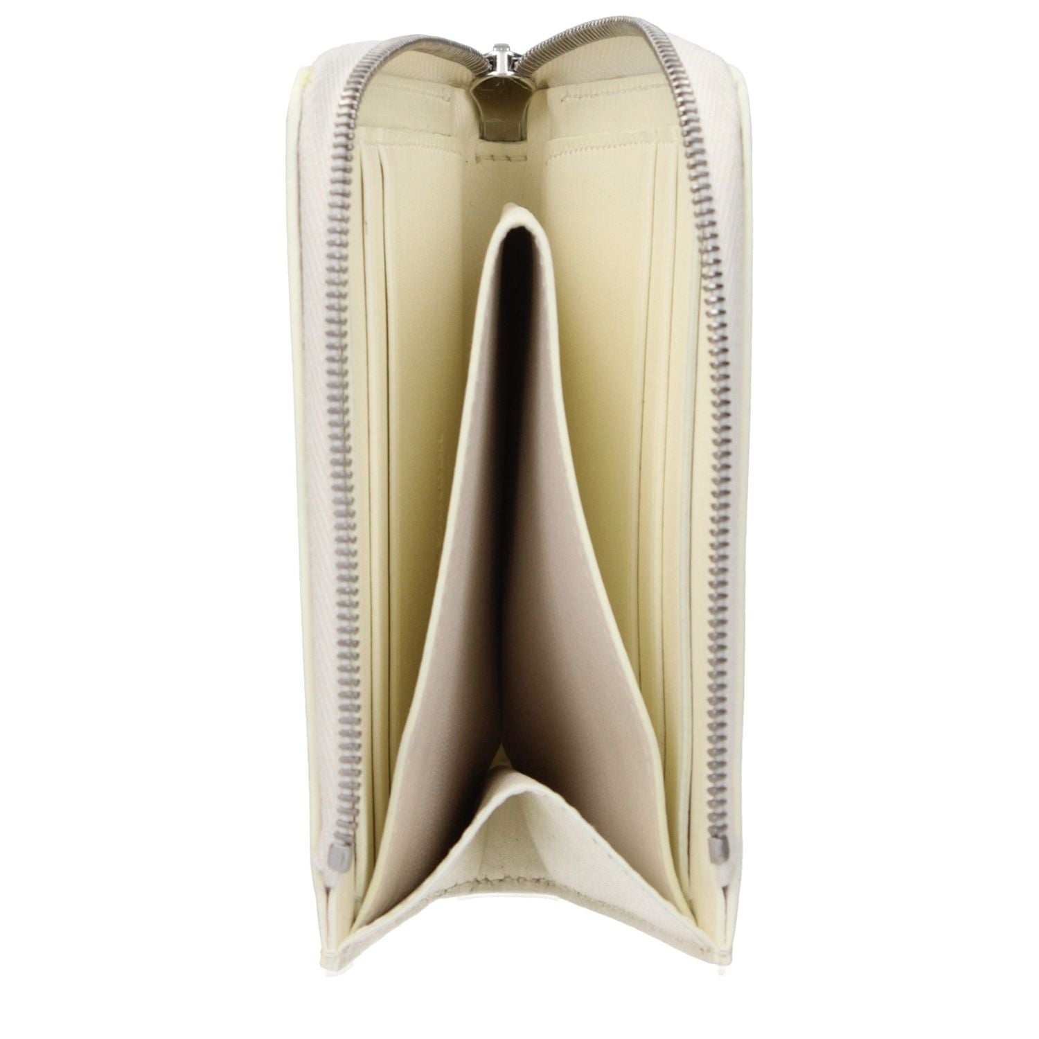 Jil Sander White Leather Wallet