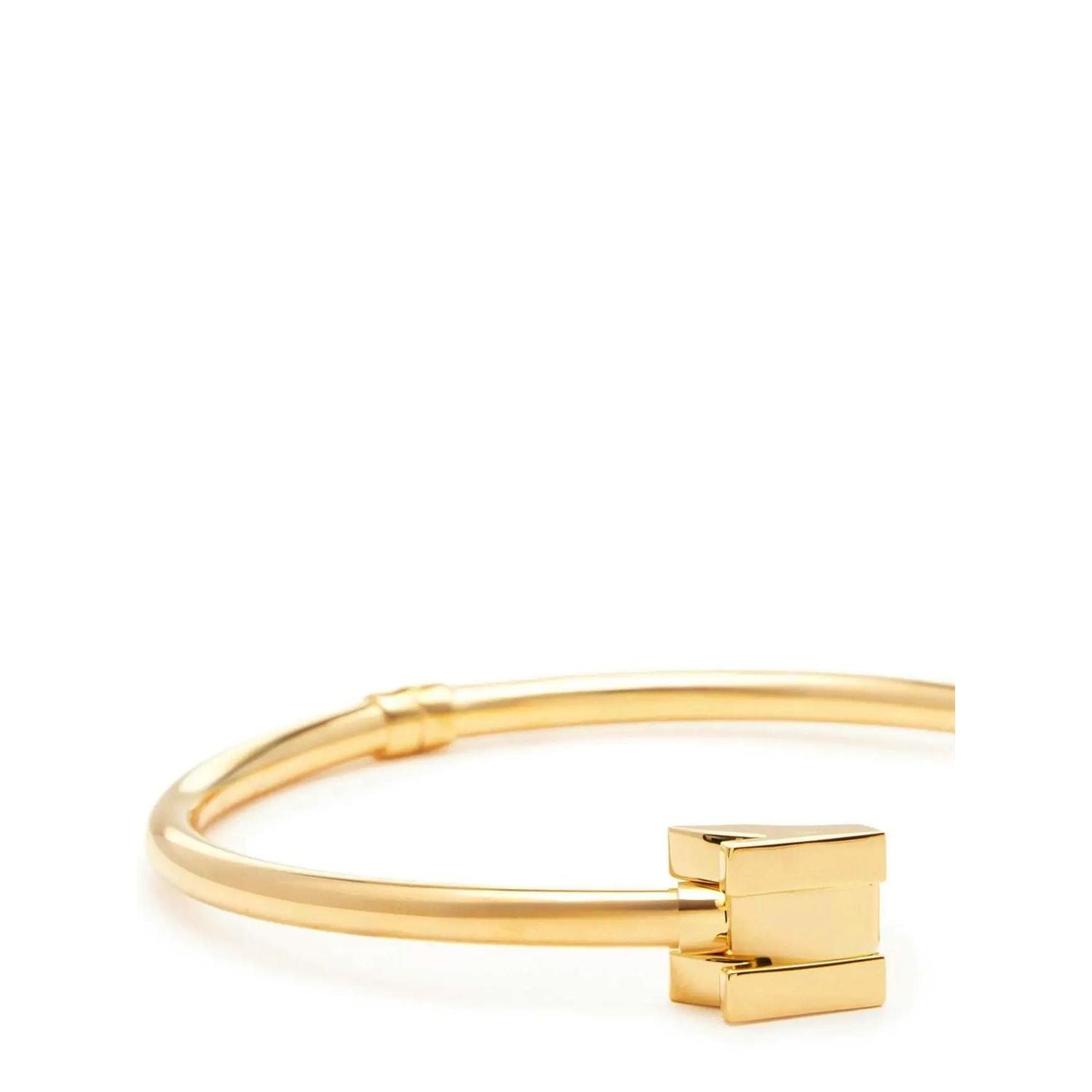 Elisabetta Franchi Gold Brass Necklace