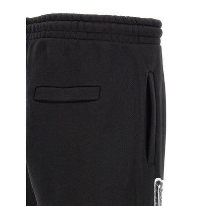 Off-White Black Cotton Joggers (Workout Pants)