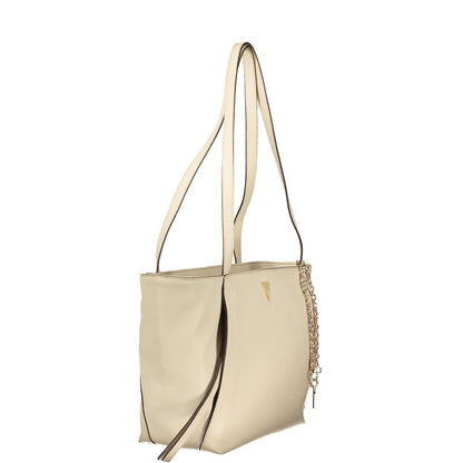 Guess Jeans Beige Polyurethane Women's Bag