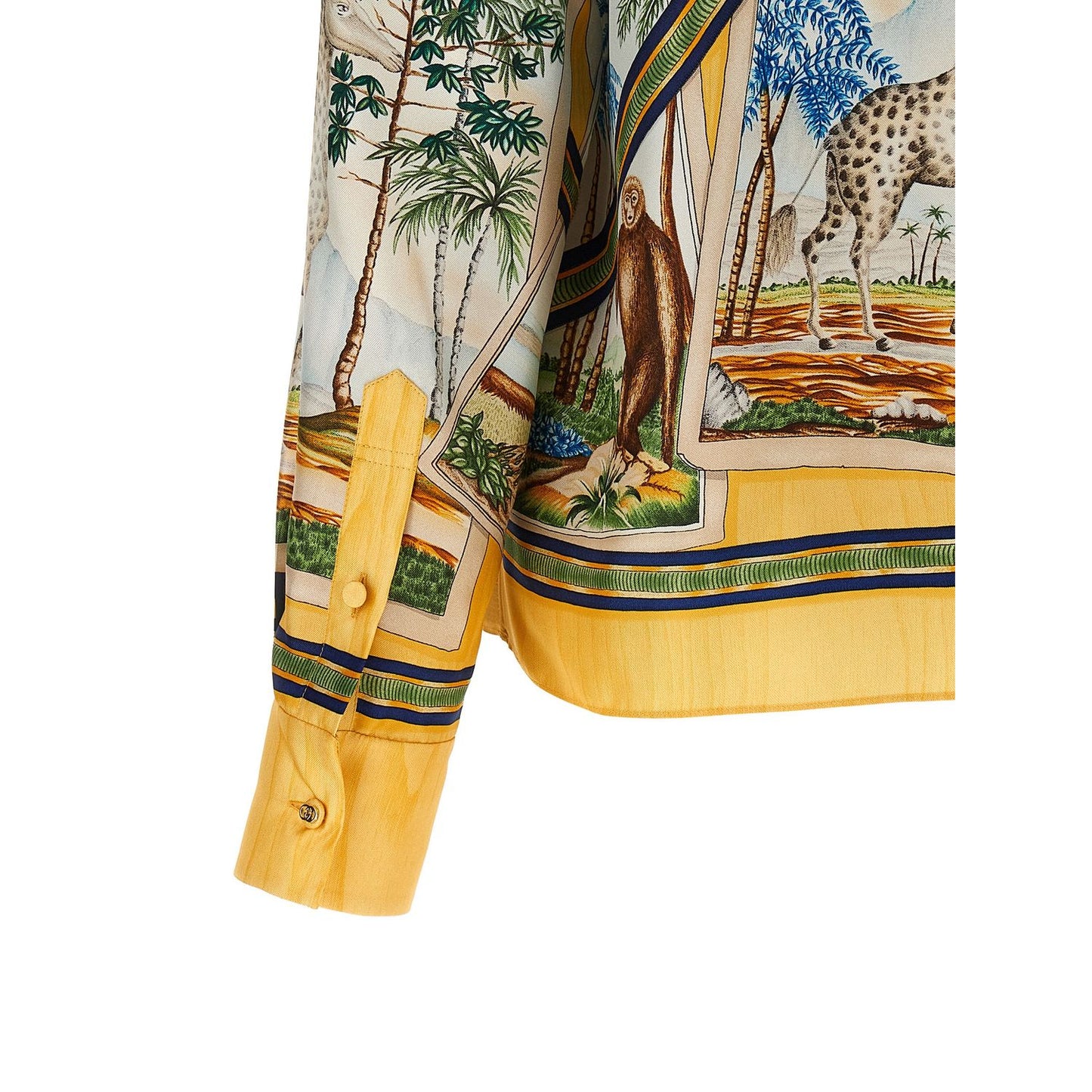 Gucci Multicolor Silk Blouse