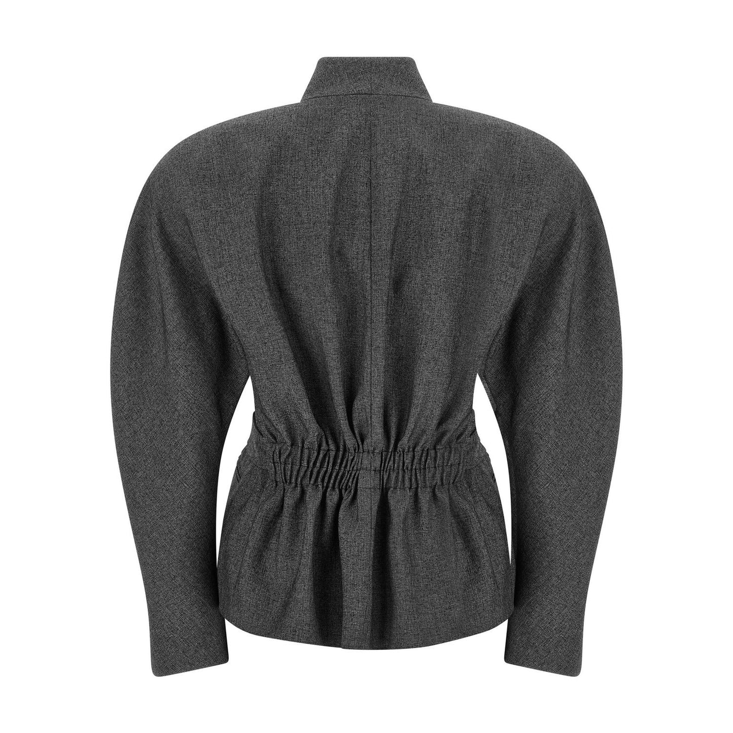 The Andamane Gray Polyester Blazer