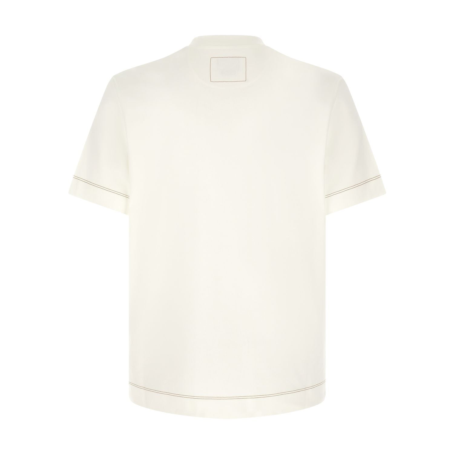 Fendi White Cotton T-Shirt