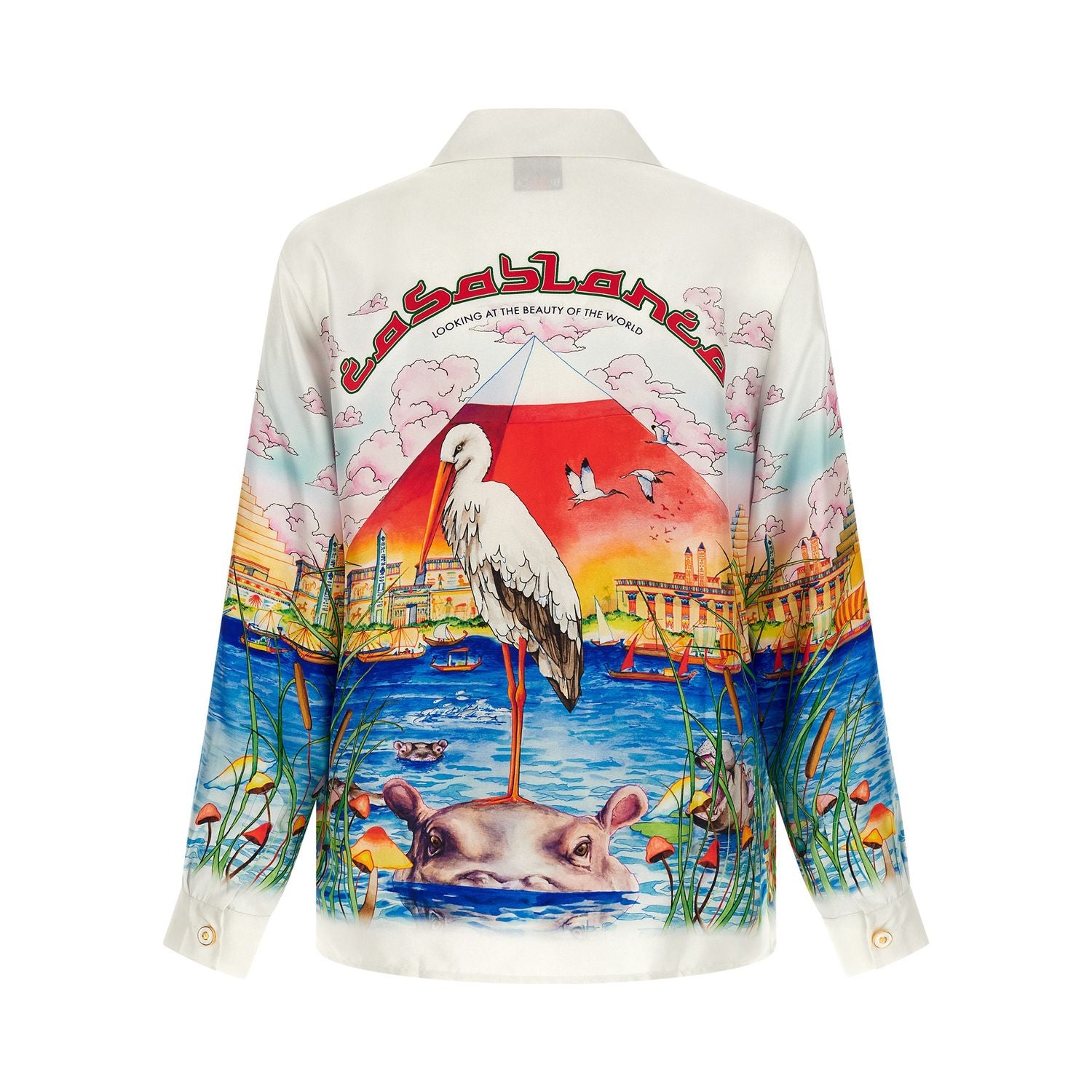 Casablanca Multicolor Silk Blouse
