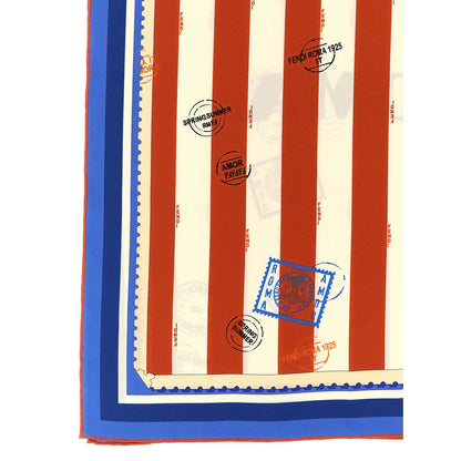 Fendi Multicolor Silk Foulard