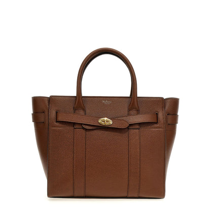 Mulberry Brown Bovine Leather Tote Bag