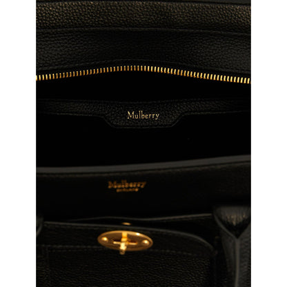Mulberry Black Calfskin Tote Bag