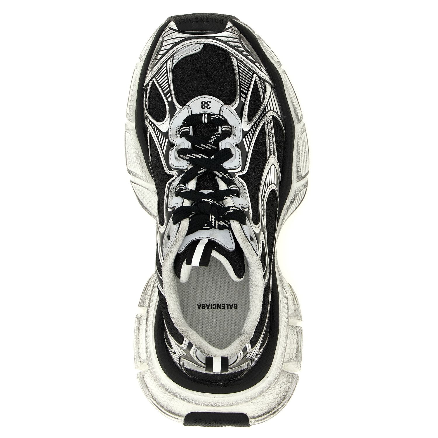 Balenciaga Black Polyethylene Athletic Sneakers