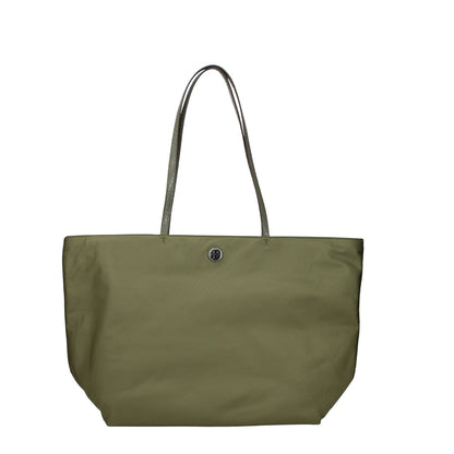 Tory Burch Green Fabric Shoulder Bag