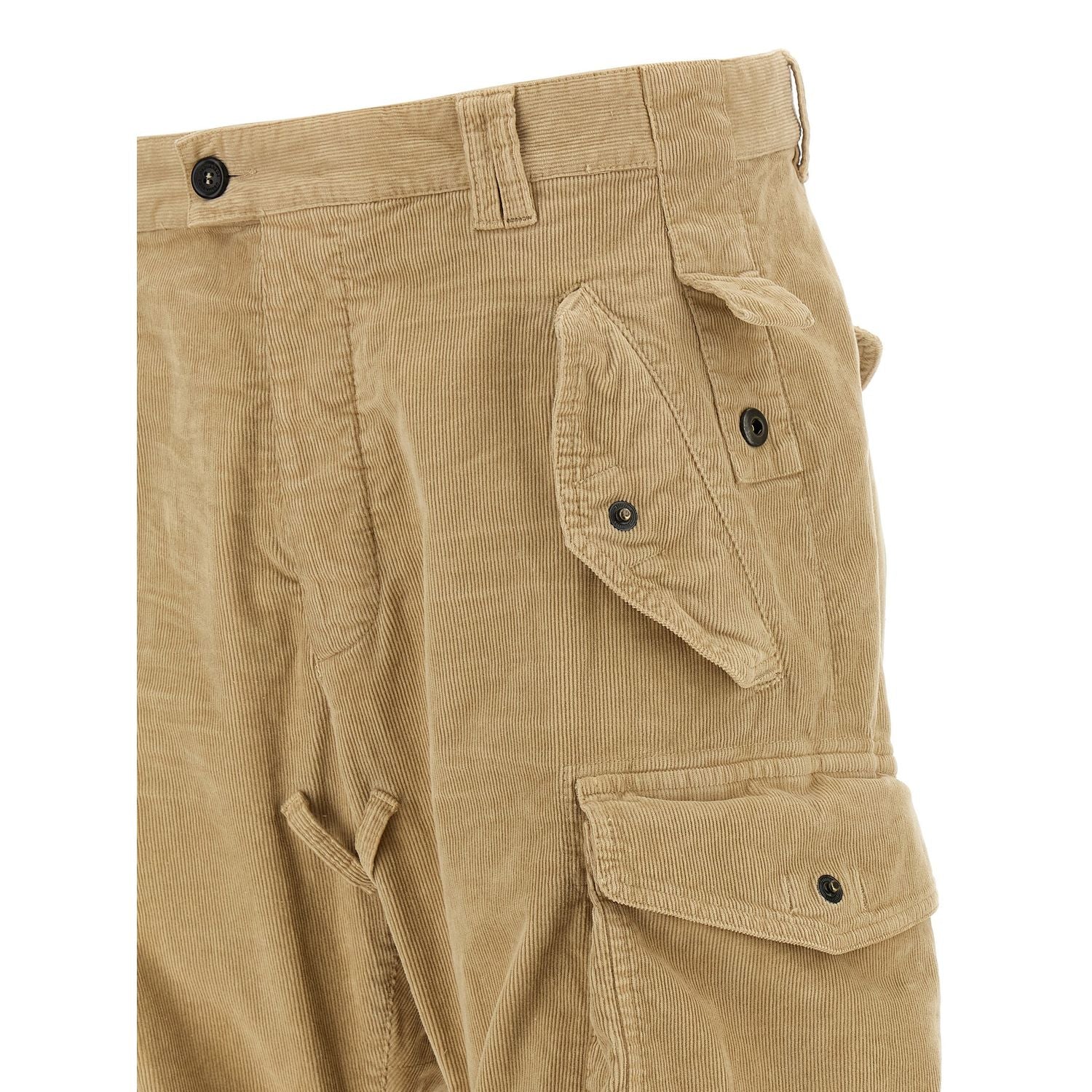 Dsquared² Beige Cotton Cargo Pants