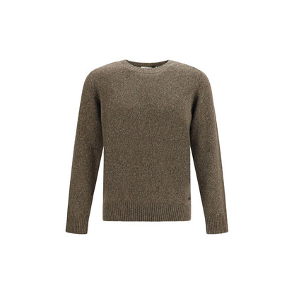 Brooksfield Brown Wool Oves Aries Sweatshirt