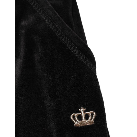 Juicy Couture Dark Gray Mid Waist Tapered Cropped Trouser Pants
